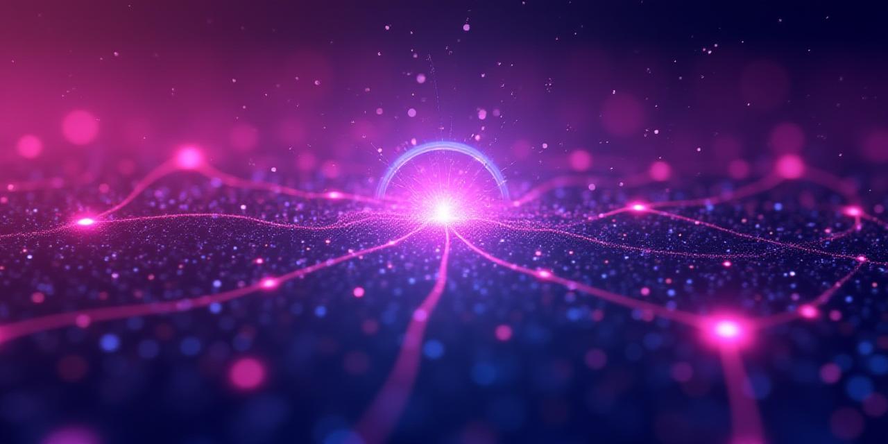 データのプライバシーとセキュリティを象徴する現代的な抽象イメージ